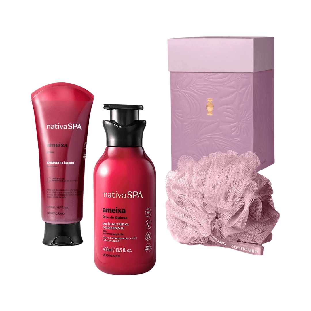 Kit Presente Dia das Mães Nativa Spa Ameixa (3 itens)