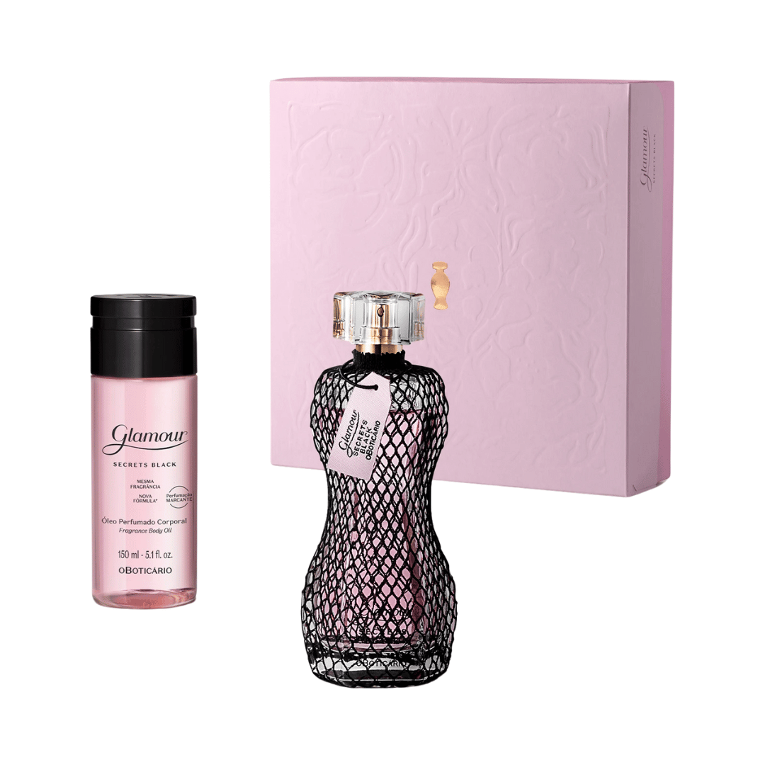 Kit Presente Dia das Mães Glamour Secrets Black (2 itens)