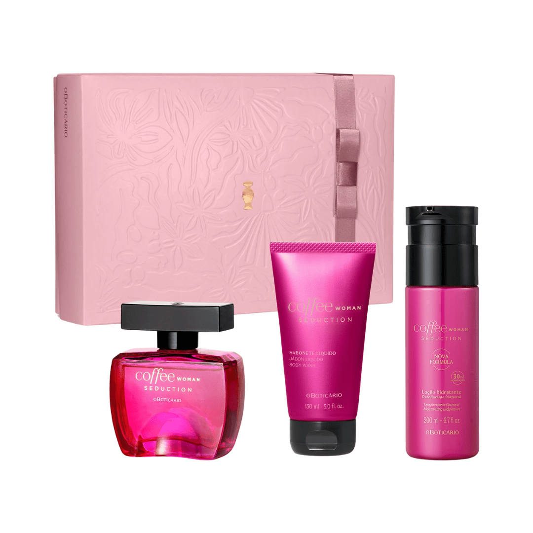 Kit Presente Dia das Mães Coffee Woman Seduction (3 itens)