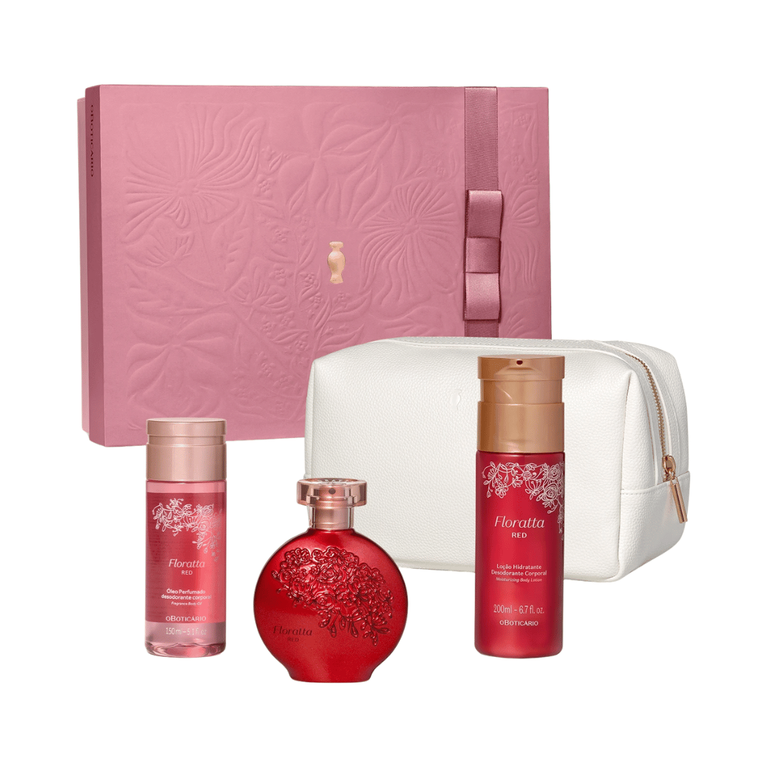 Kit Presente Dia das Mães Floratta Red (4 itens)