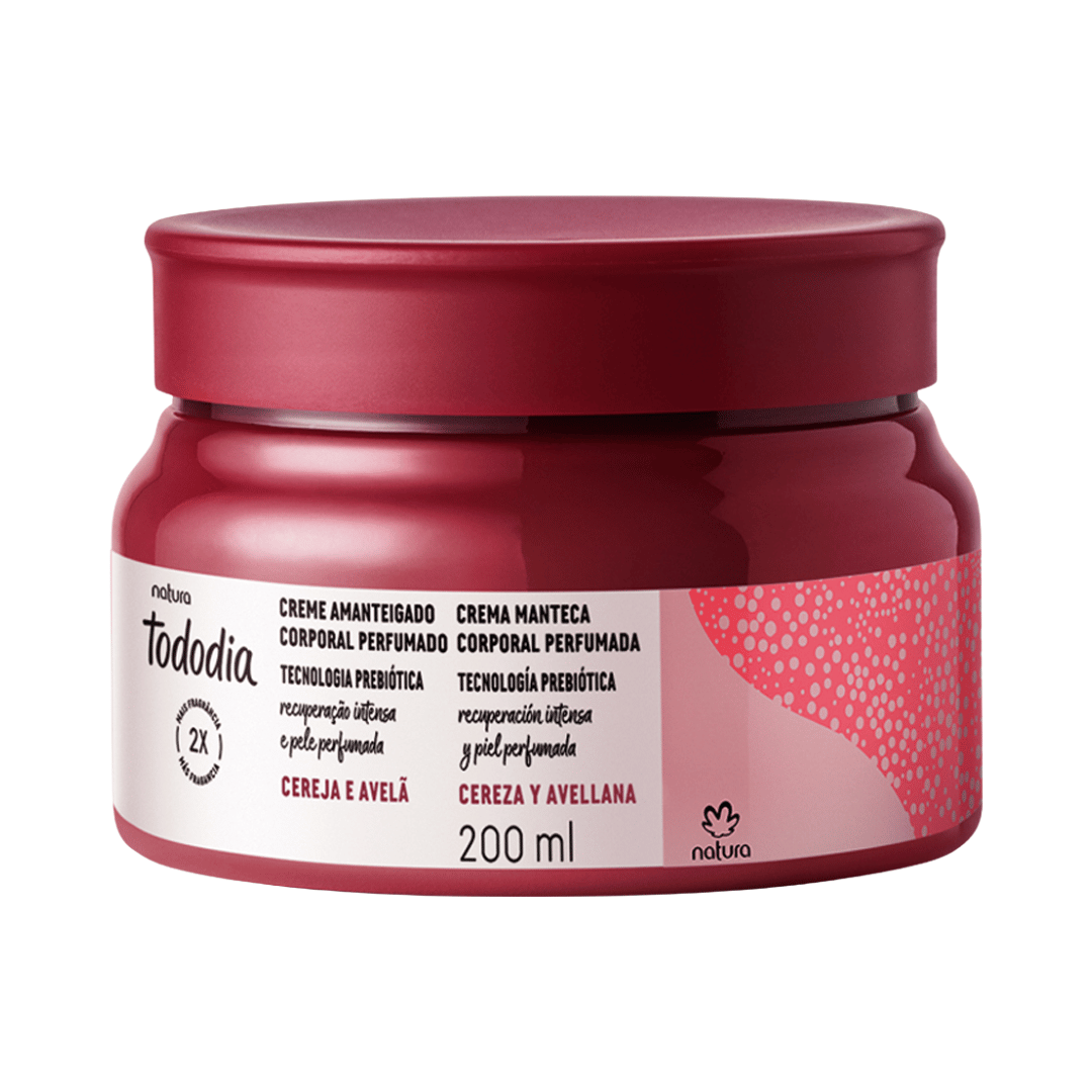 Creme Amanteigado Corporal Perfumado Cereja e Avelã