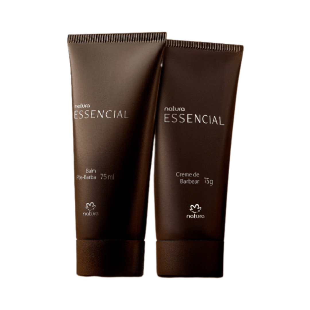 Kit Creme de Barbear e Balm Pós-barba Essencial