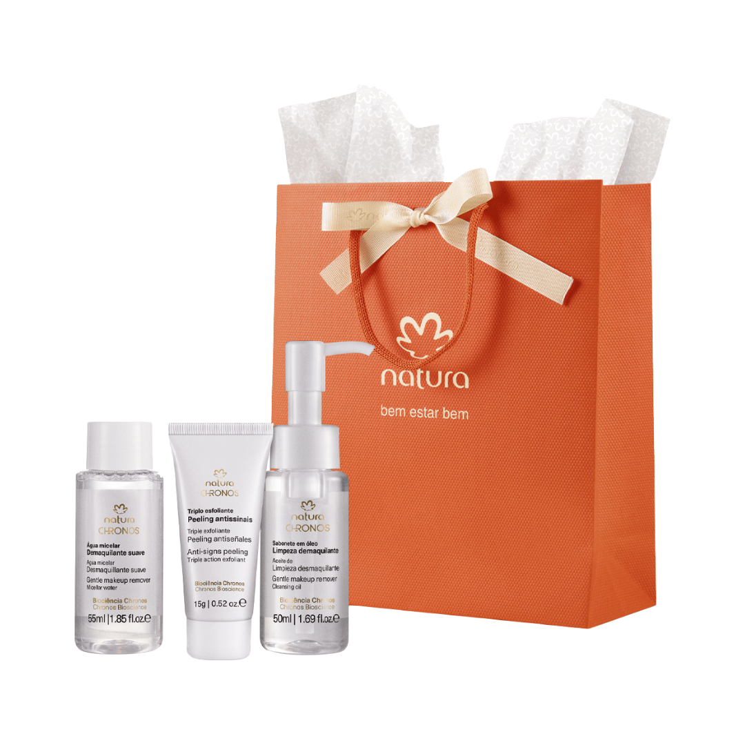Presente Natura Chronos Derma Miniaturas
