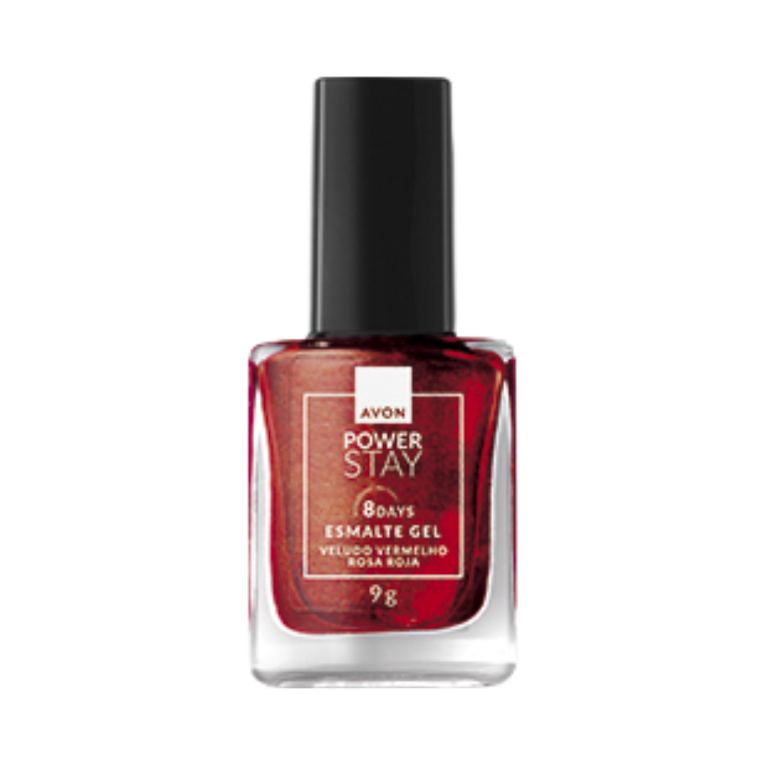Esmalte Gel Avon Power Stay - Veludo Vermelho