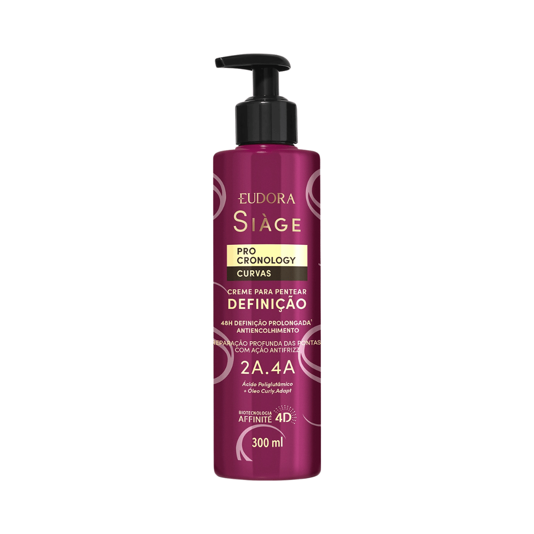 Creme para Pentear Definição Siàge Pro Cronology Curvas 300ml