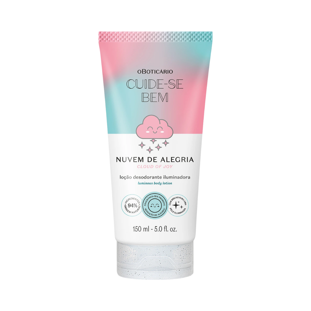 Loção Desodorante Corporal Iluminadora Cuide-se Bem Nuvem de Alegria 150ml