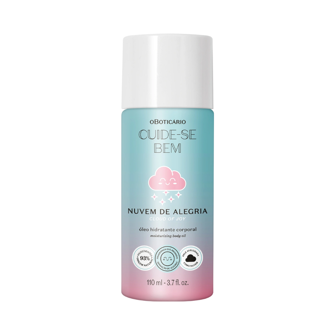 Óleo Hidratante Corporal Cuide-se Bem Nuvem de Alegria 110ml