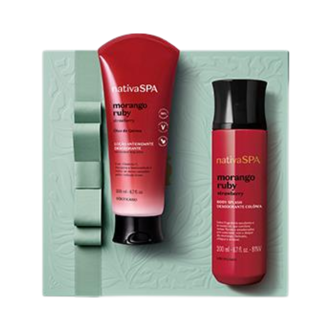 Combo Dia das Mães Nativa Spa Morango Ruby