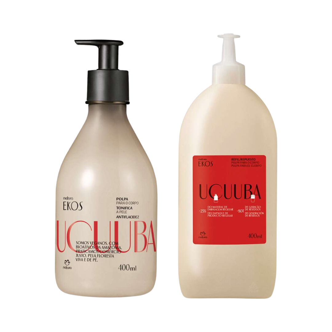 Kit Ekos Ucuuba - Polpa Desodorante Hidratante Corporal + Refil Polpa Desodorante Hidratante Corporal