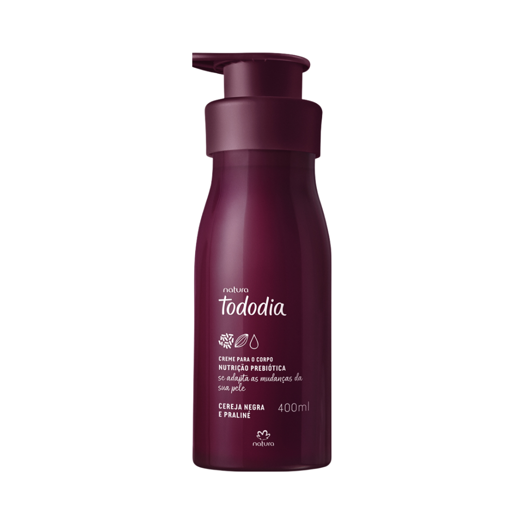Creme Desodorante Nutritivo para o Corpo Todo Dia Cereja Negra e Praliné 400ml