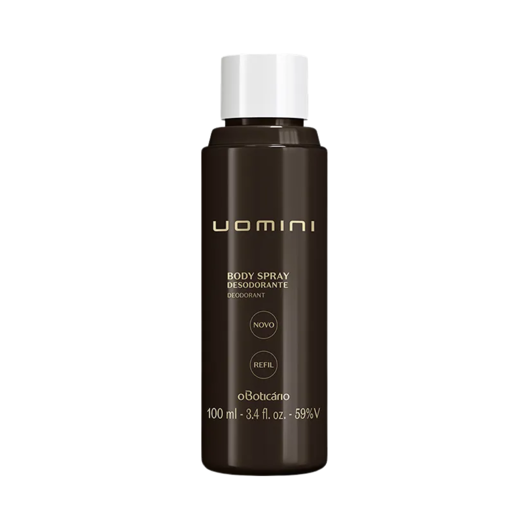 Refil Body Spray Desodorante Uomini 100ml