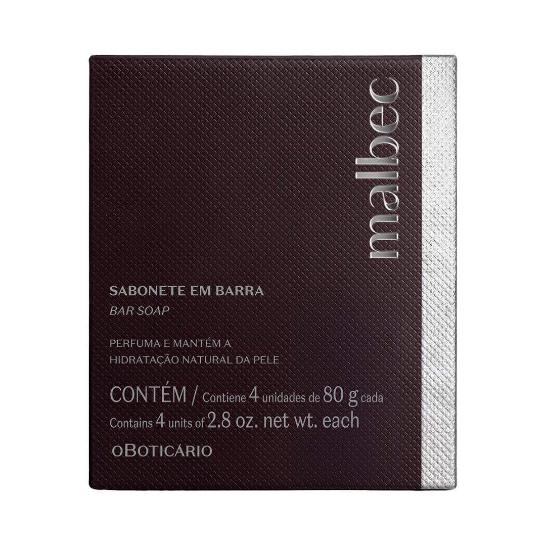 Sabonete em Barra Malbec 4x80g