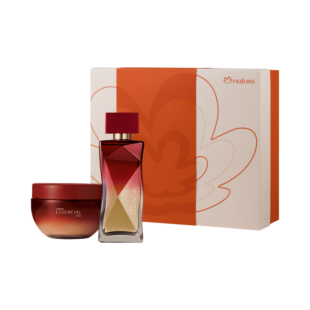 Presente Natura Essencial Ato Feminino com Desodorante Hidratante Corporal Iluminador