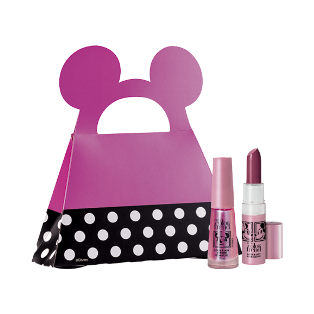 Presente Disney Lembrancinha Pink Glass