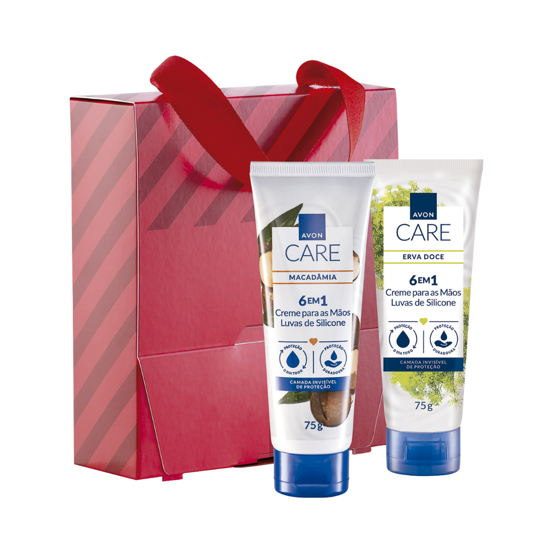 Presente Avon Care Duo Mãos Macadamia E Erva Doce
