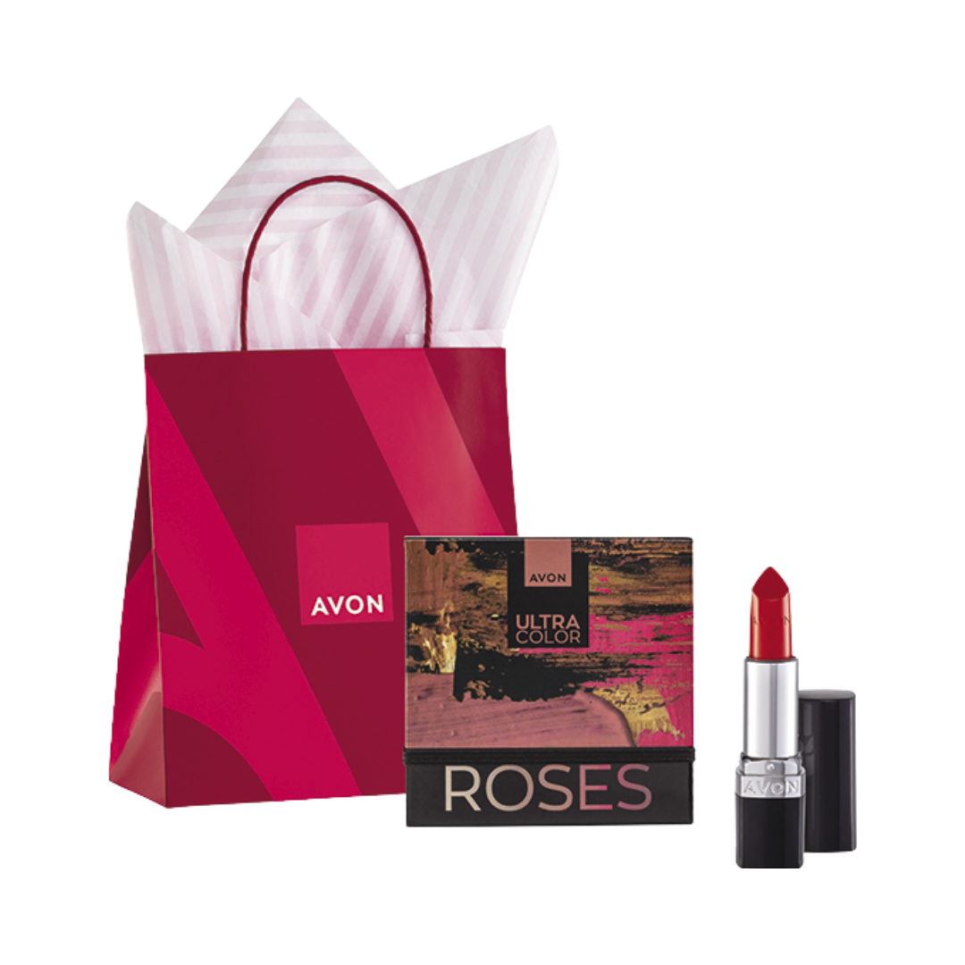 Presente Avon Duo Maquiagem - Vermelho