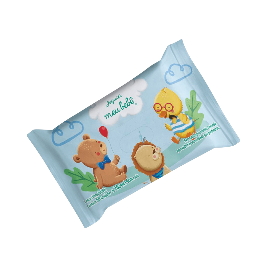 Lenços Umedecidos Meu Bebê 50 Unidades