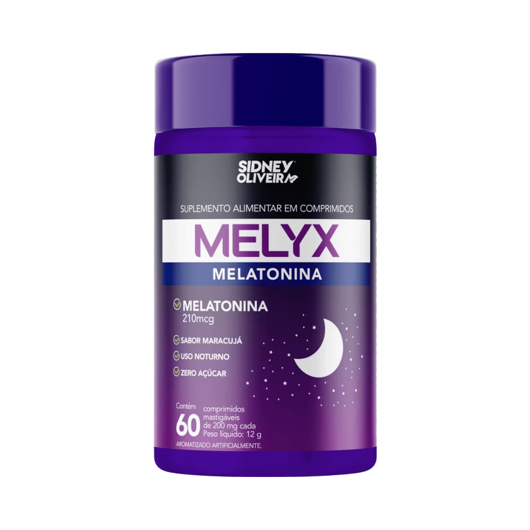 Melatonina 210 MCG - Mastigáveis Sabor Maracujá Sidney Oliviera