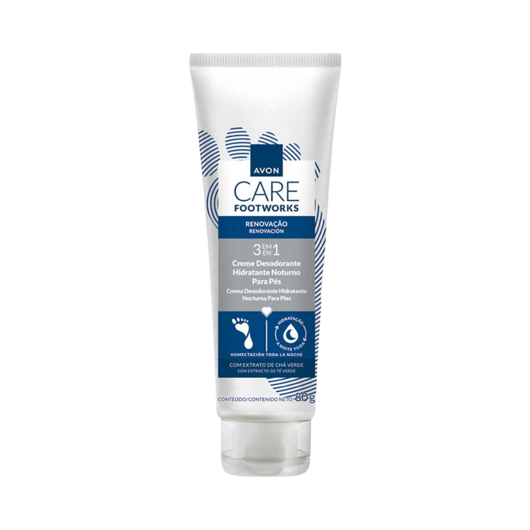 Creme Desodorante Noturno Para os Pés