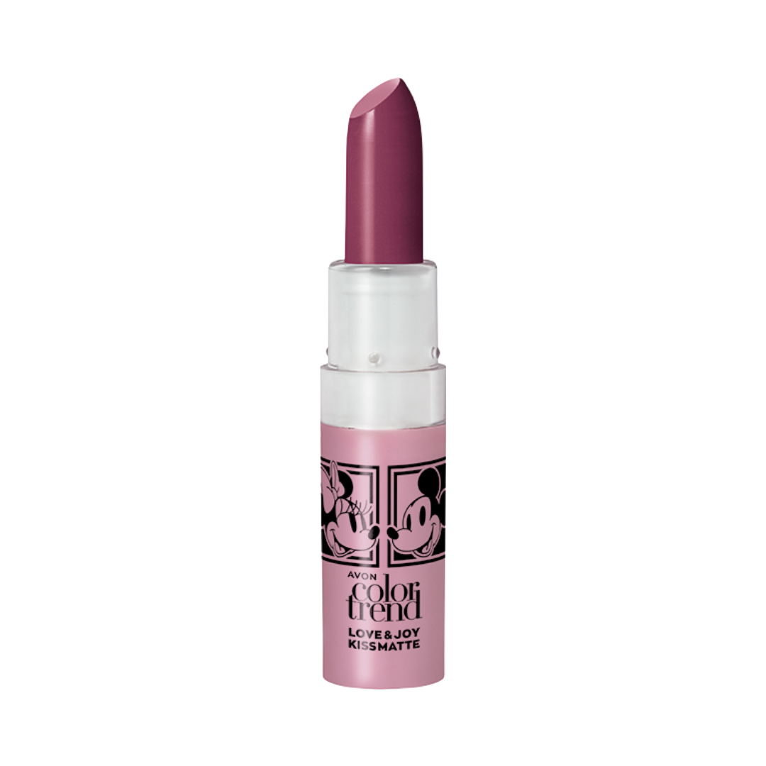 Batom Kiss Matte Coleção Disney - Rosa Romântico