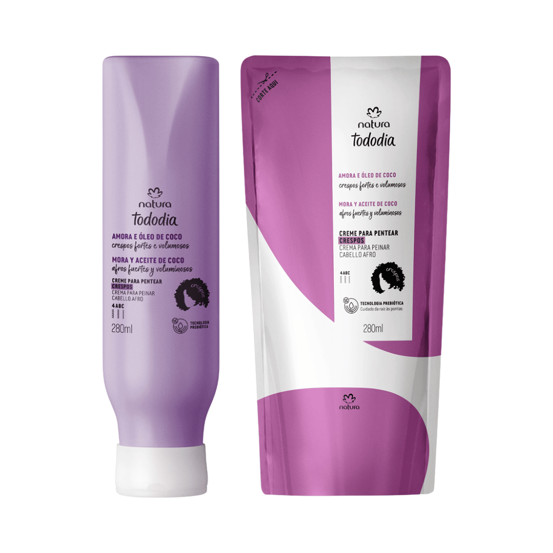 Kit Todo Dia Creme para Pentear Cachos com Refil