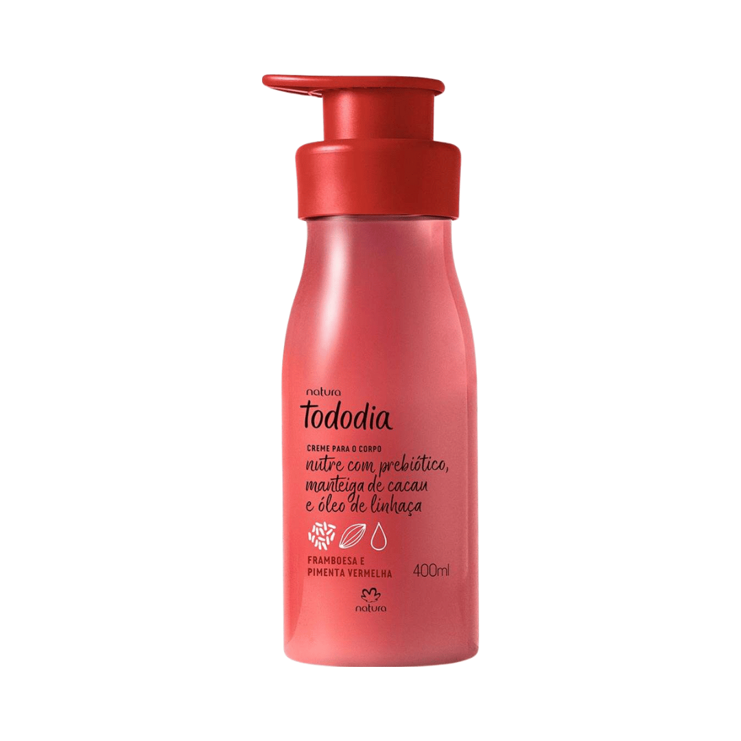 Creme Nutritivo Para o Corpo Todo Dia Framboesa e Pimenta Vermelha 400ml