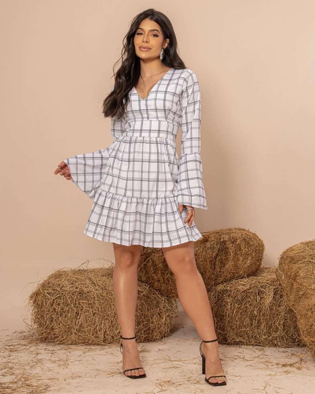 Vestido Olivia Xadrez G