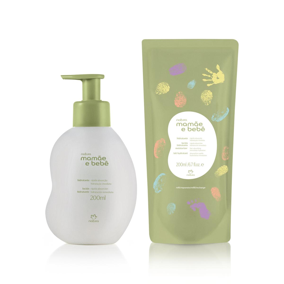 Kit Hidratante Mamãe e Bebê com Refil