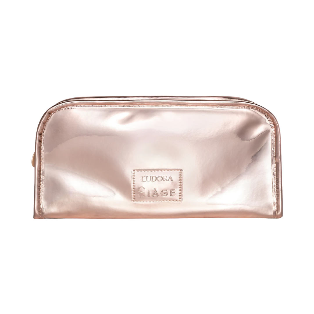 Nécessaire Rose Gold Metalizado Eudora Siàge