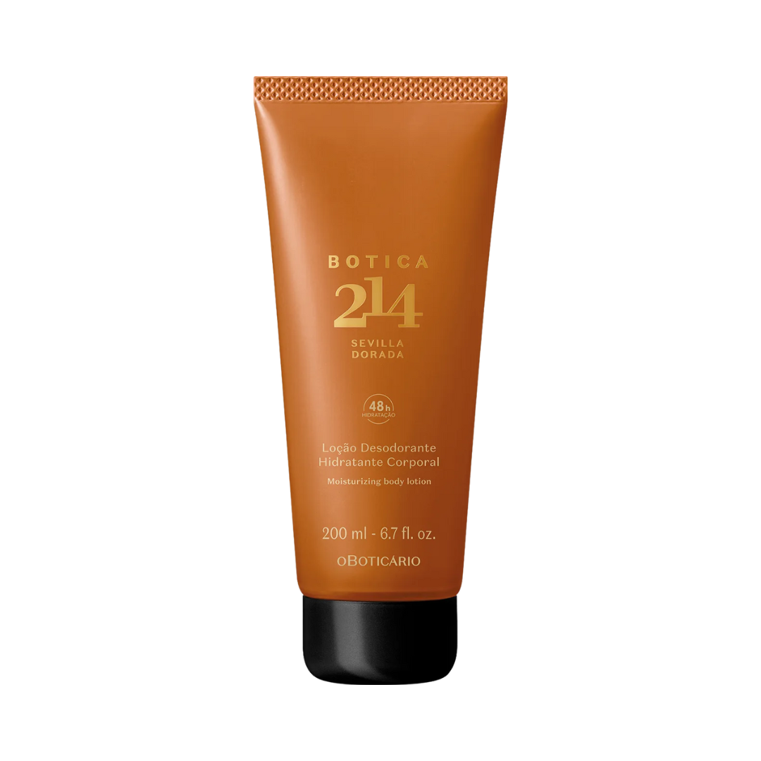 Loção Desodorante Hidratante Corporal Fougére Aromático Sevilla Dorada 200ml