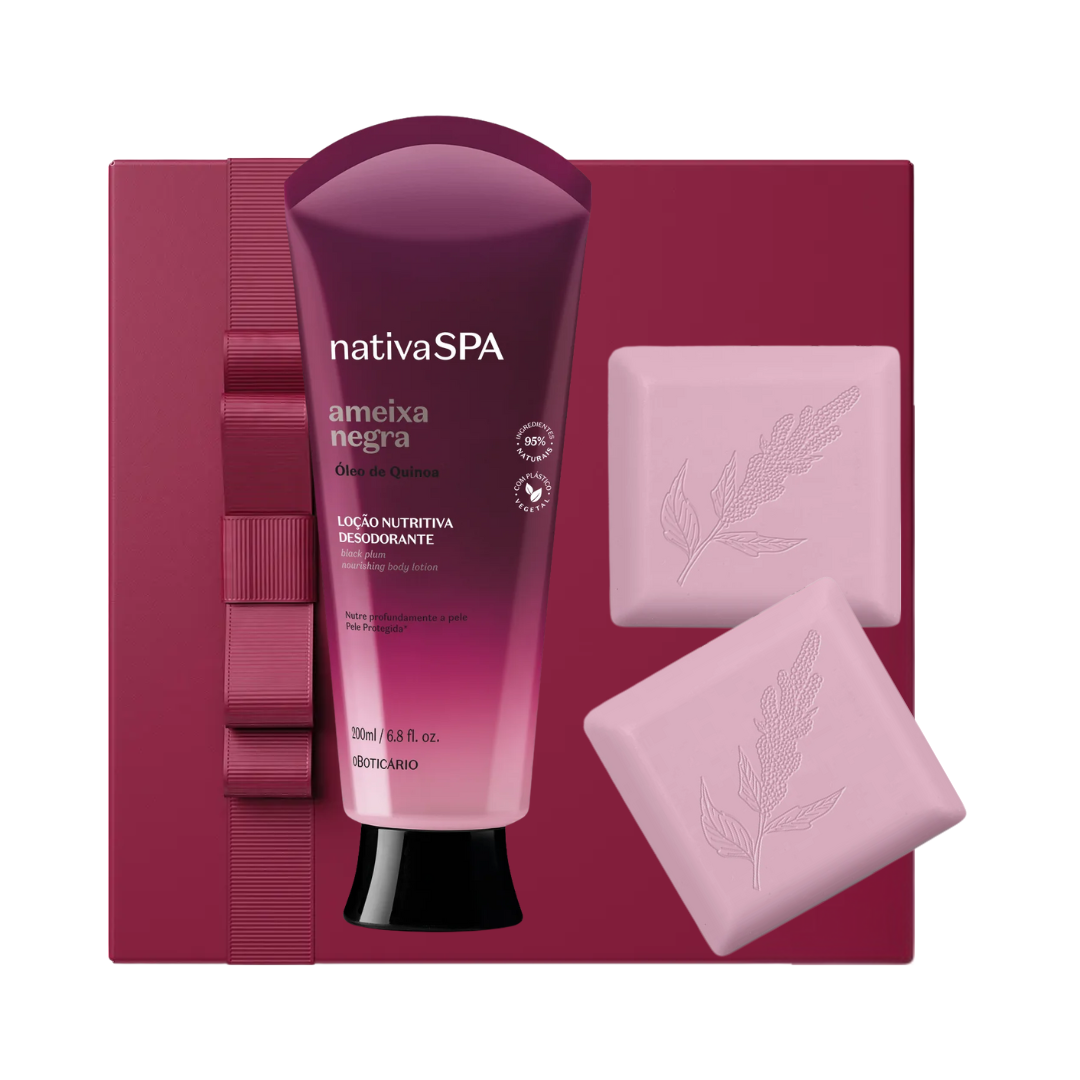 Kit Presente Dia dos Namorados Nspa Ameixa Negra