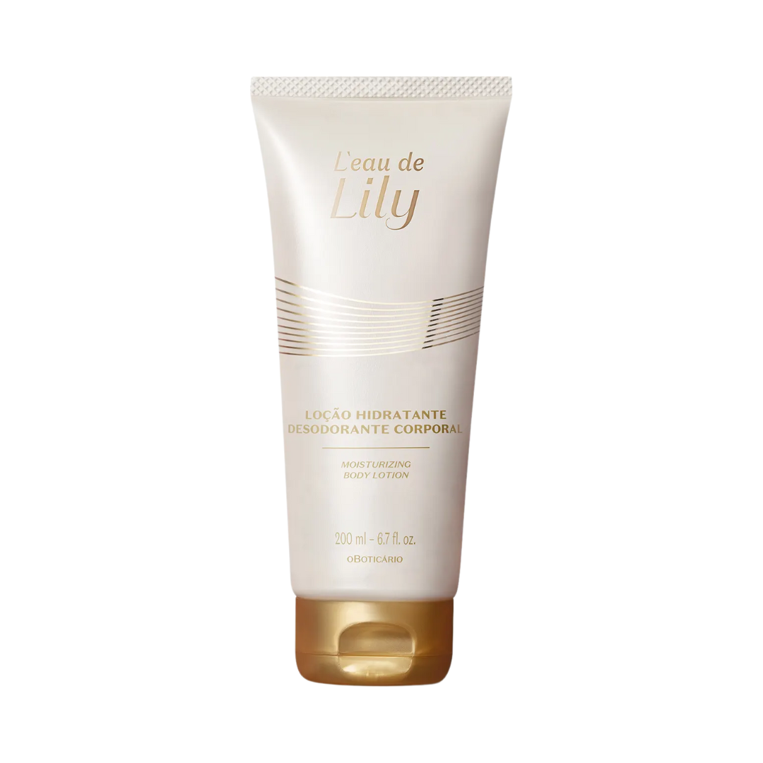 Loção Hidratante Desodorante Corporal L’eau de Lily 200ml