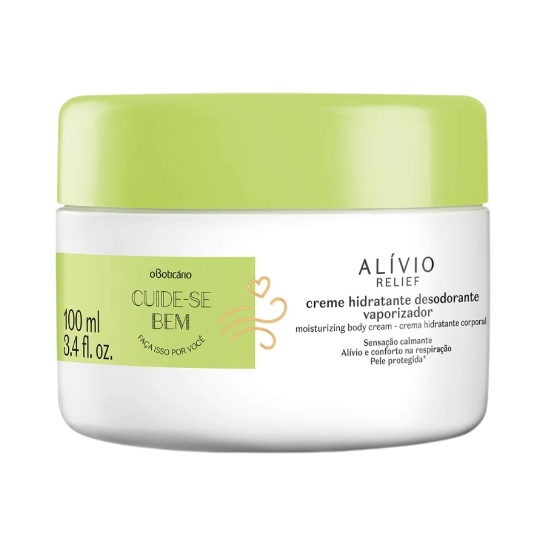 Creme Hidratante Desodorante Corporal Vaporizador Cuide-se Bem Alívio 100ml