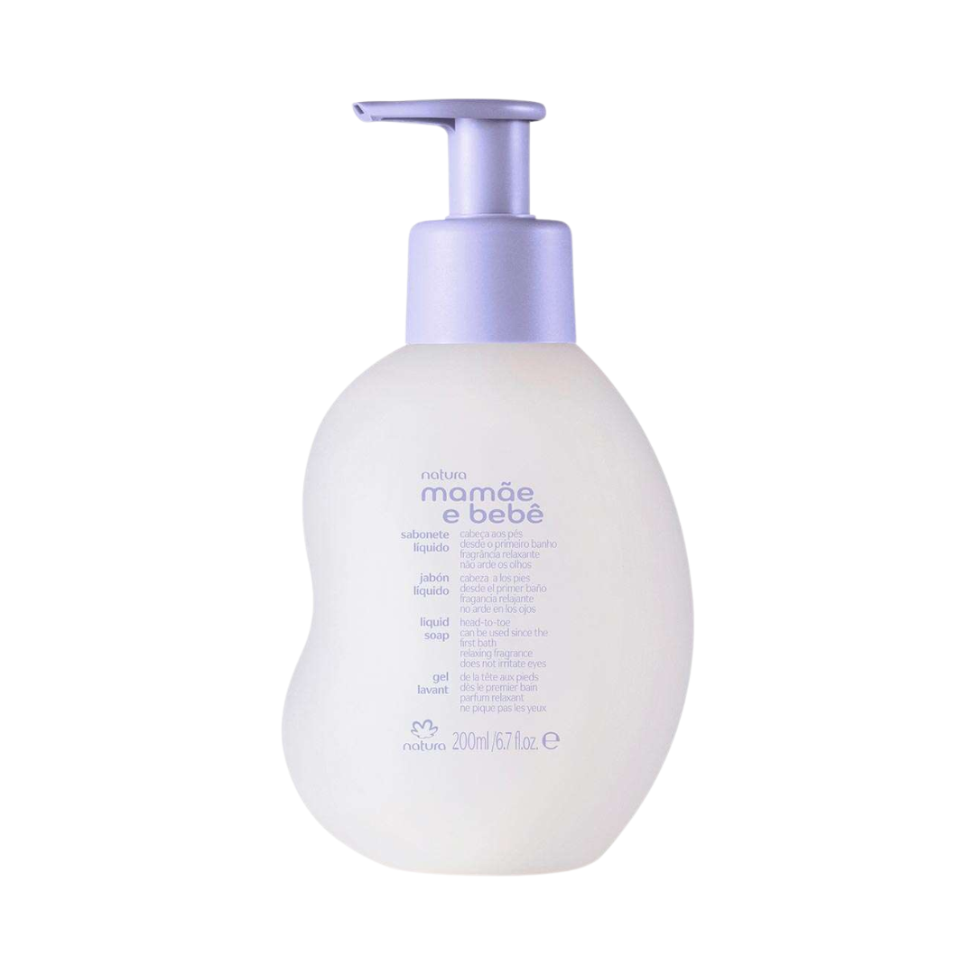 Sabonete Líquido Relaxante Da Cabeça Aos Pés Mamãe e Bebê 200ml