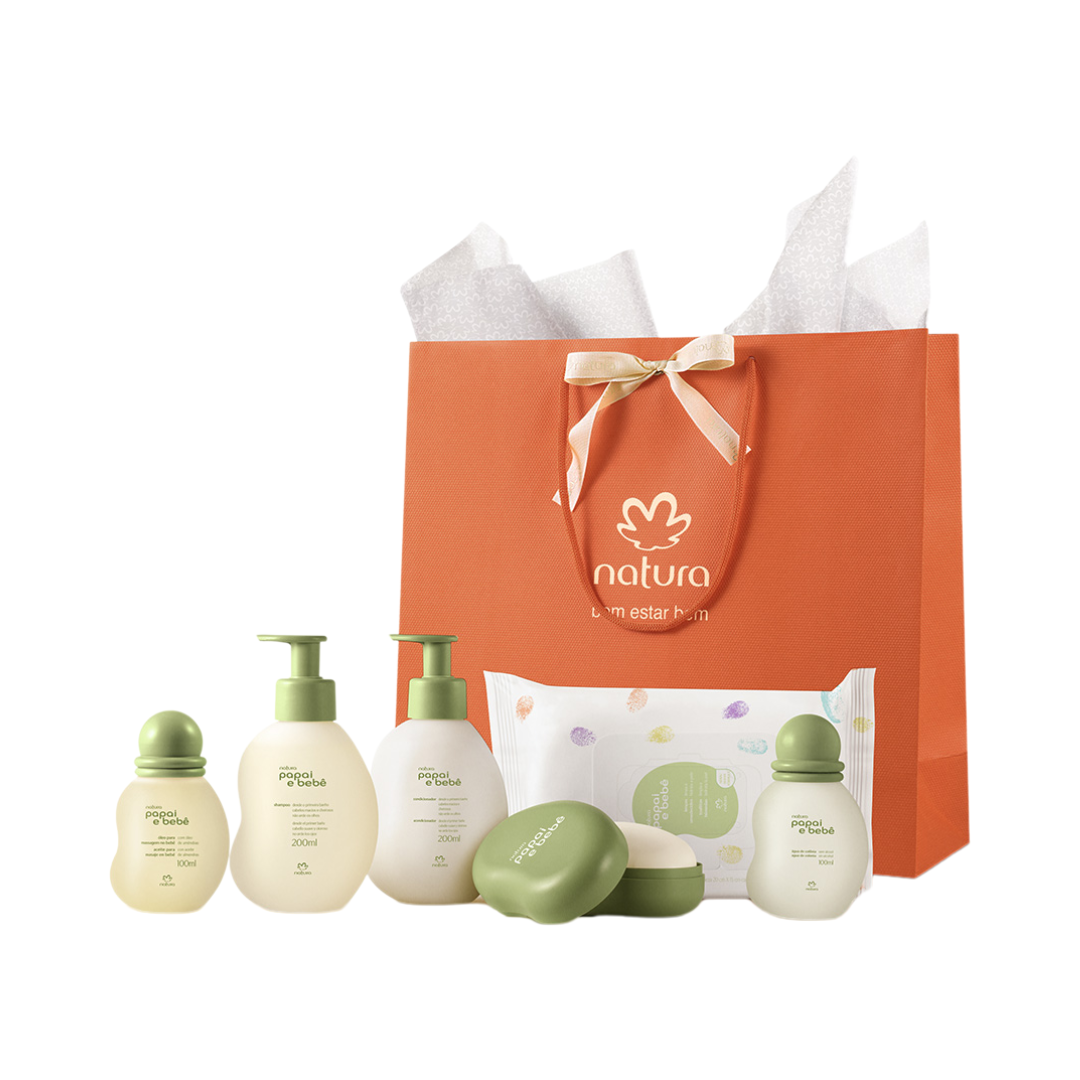 Presente Natura Papai E Bebê Completo