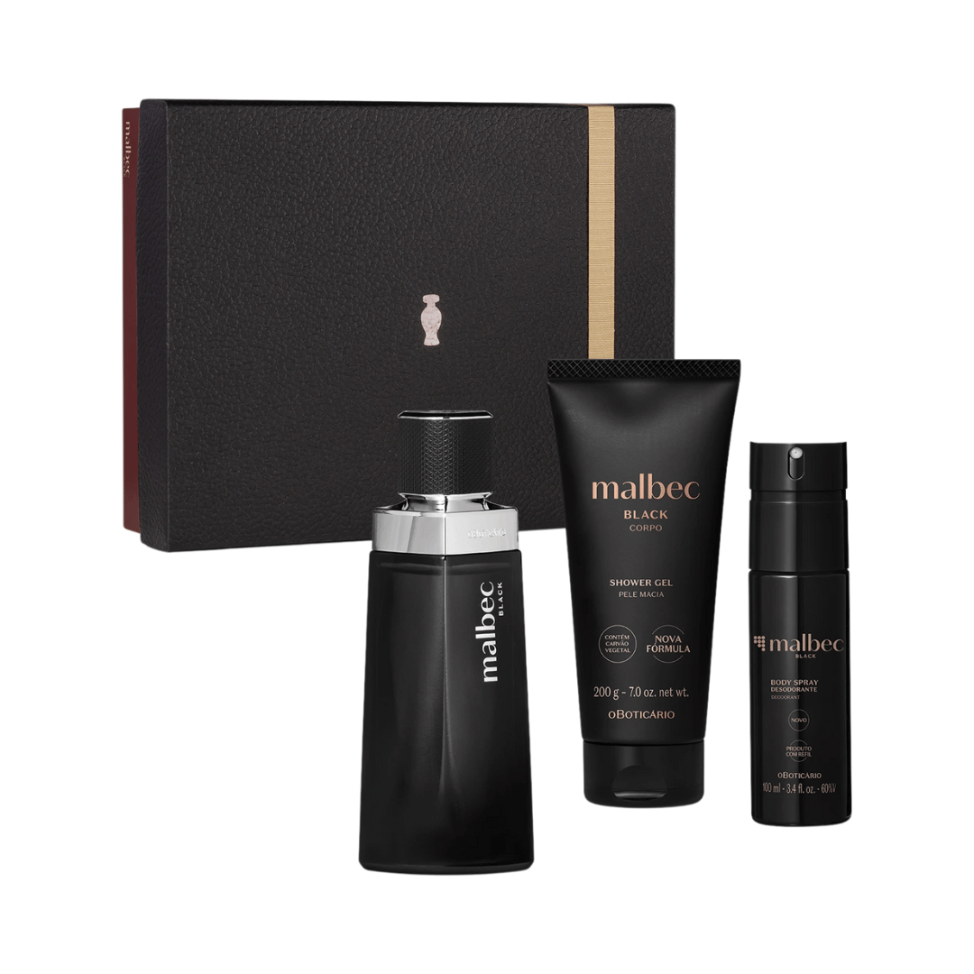 Kit Presente Dia dos Pais Malbec Black (3 itens)