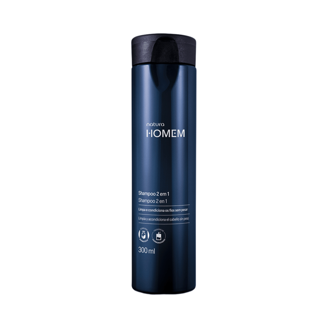 Shampoo 2 em 1 Natura Homem 300ml