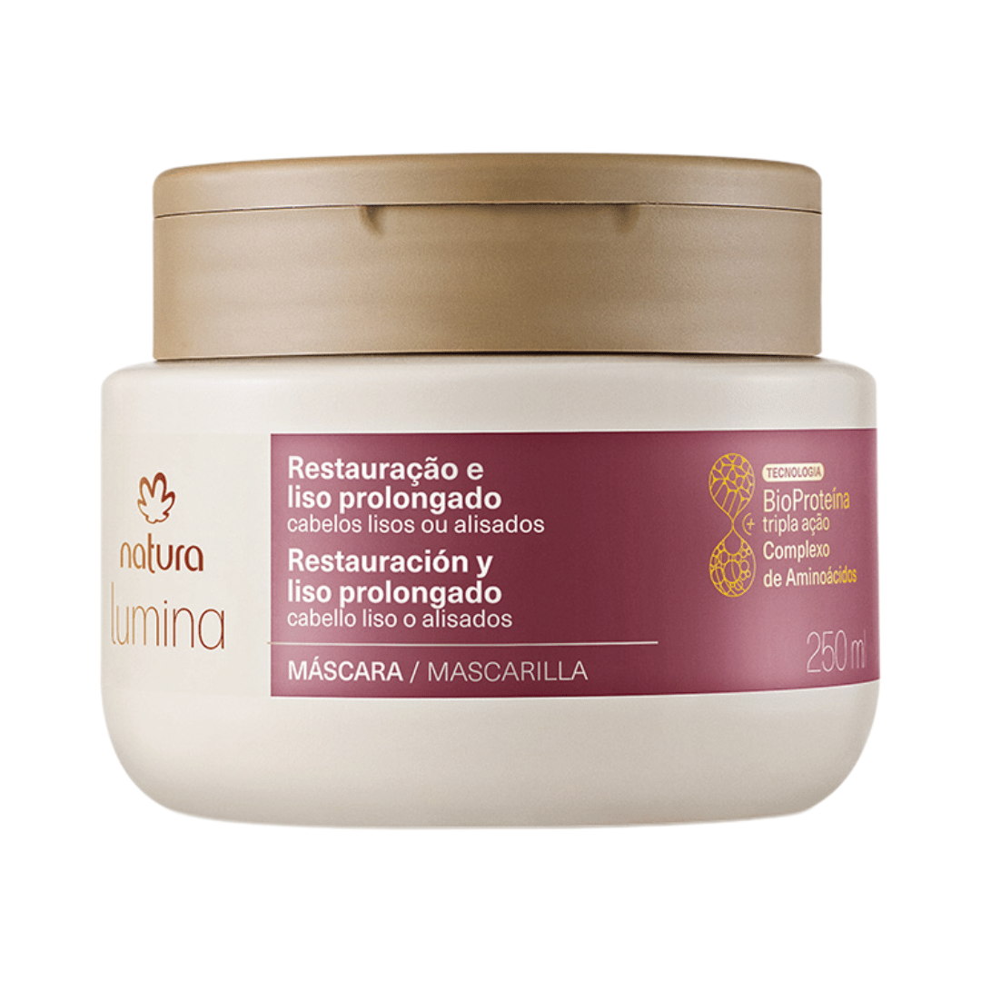 Máscara Lumina Restauradora para Restauração e Liso Prolongado 250ml