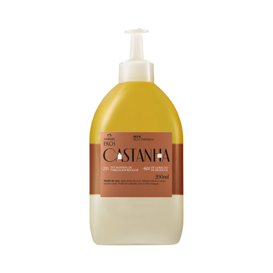 Refil Óleo Trifásico Desodorante Corporal Castanha