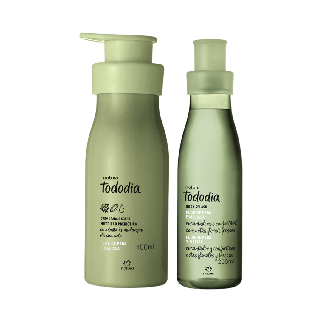 Kit Tododia Flor De Pera E Melissa Com Body Splash