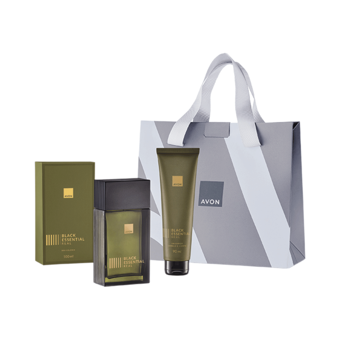 Presente Avon Black Essential Real Especial