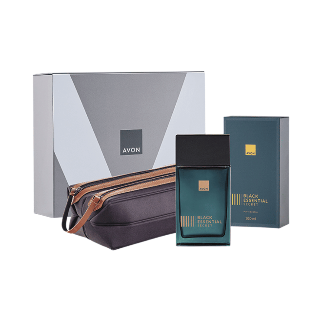 Presente Avon Black Essential Secret Superespecial