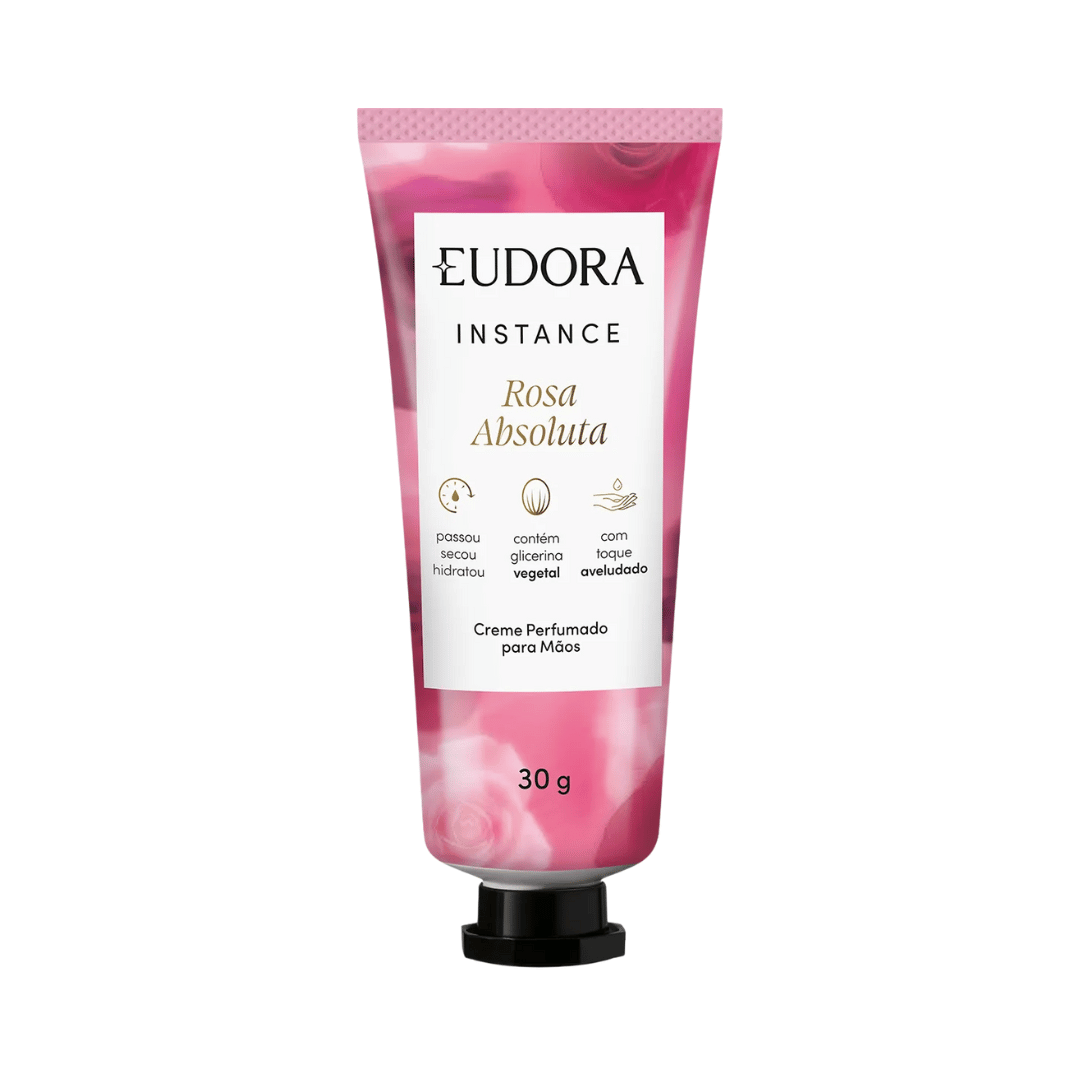 Creme Perfumado Para Mãos Instance Rosa Absoluta