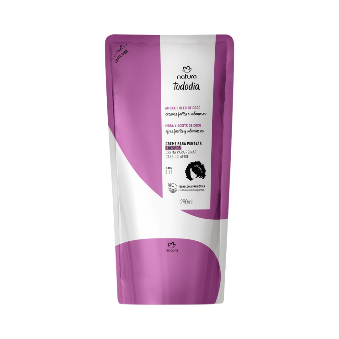 Refil Creme para Pentear Crespos Todo Dia Amora e Óleo de Coco 280ml