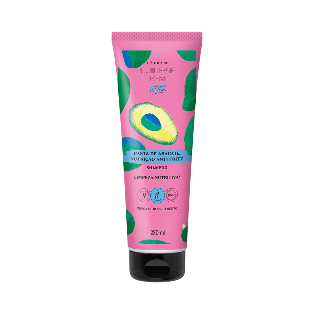 Shampoo Cuide-se Bem feira Pasta de Abacate 230ml