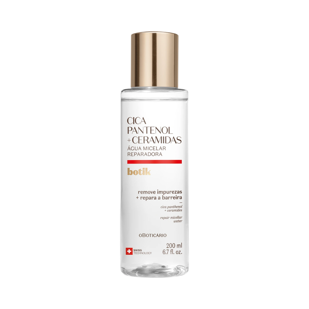 Água Micelar Reparadora Botik Cica Pantenol E Ceramidas 200ml
