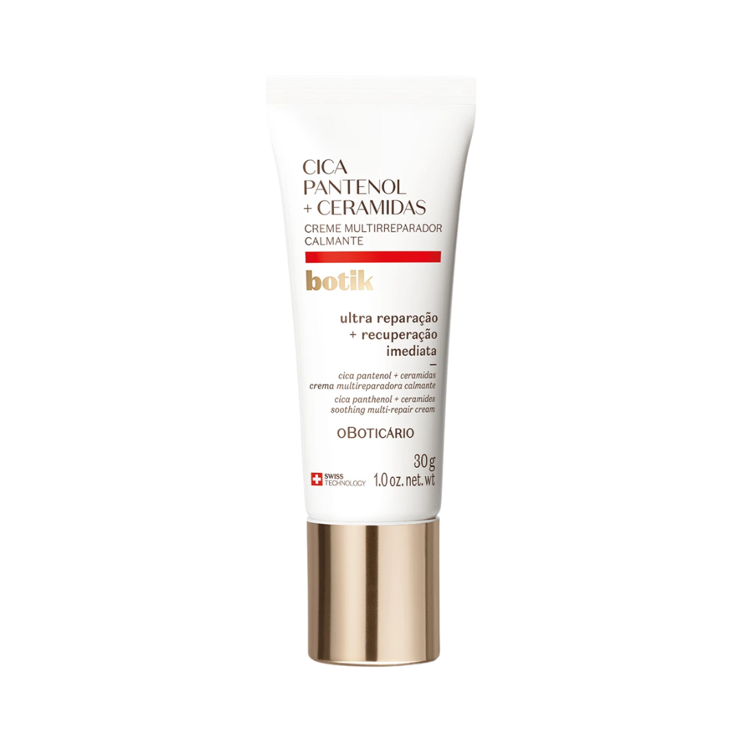Creme Facial Multirreparador Calmante Botik Cica Pantenol E Ceramidas