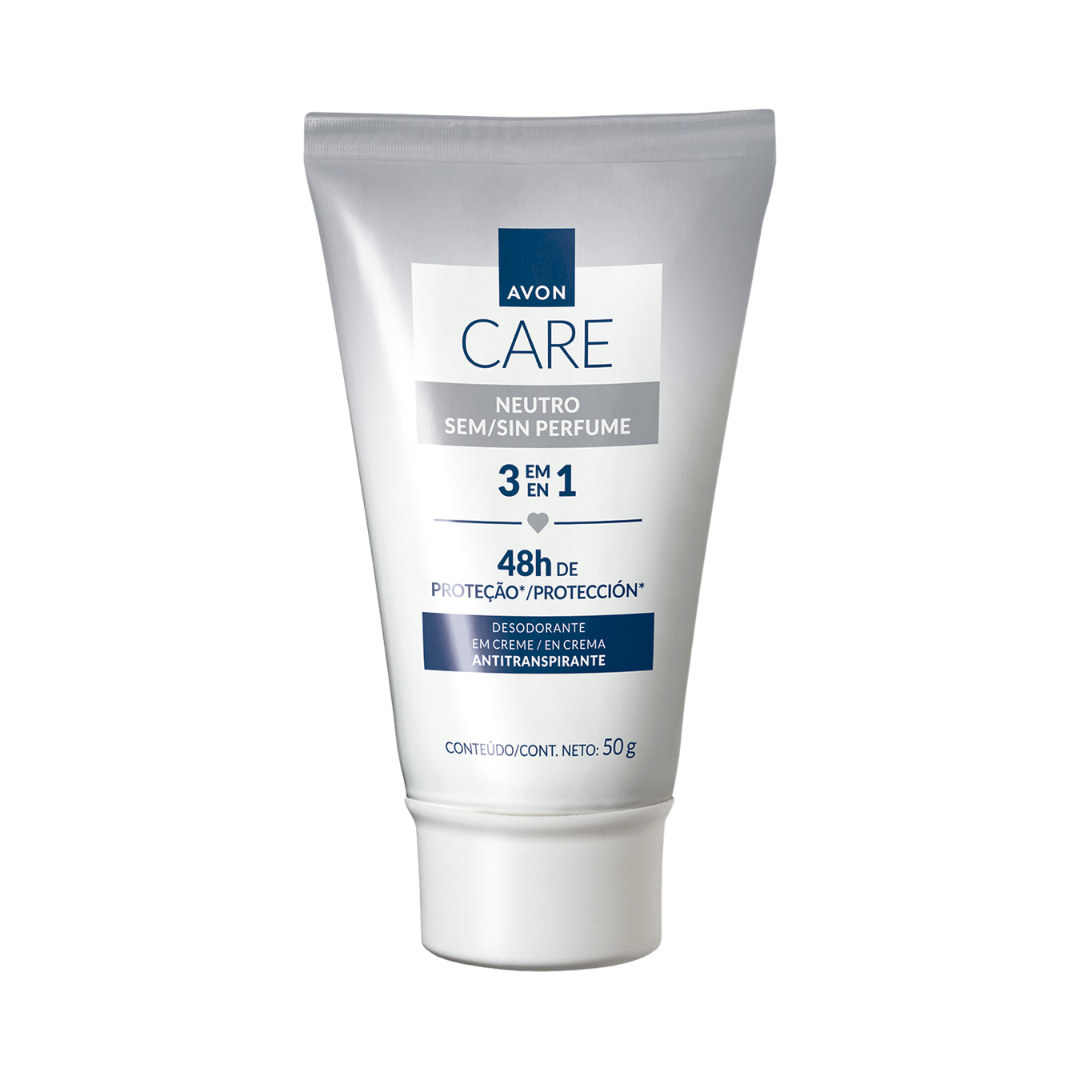 Desodorante Creme Antitranspirante 48h de Proteção Neutro Sem Perfume