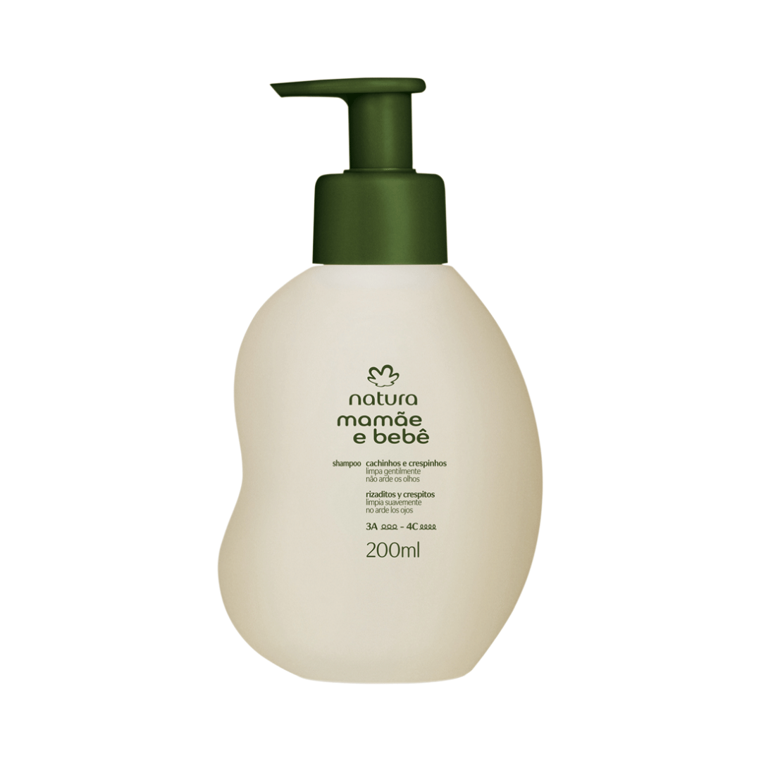 Shampoo Cachinhos E Crespinhos Mamãe e Bebê 200ml