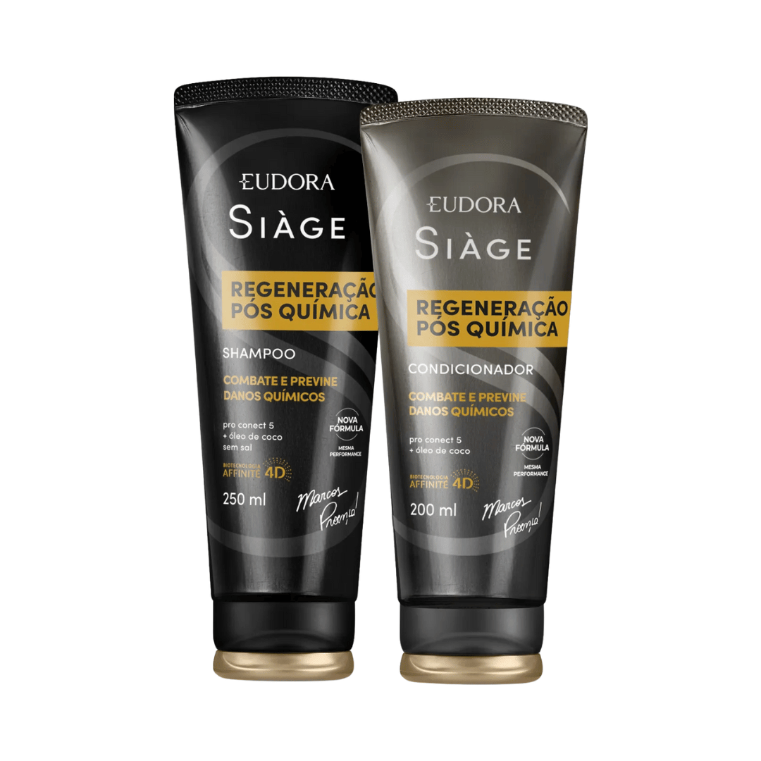 Combo Siàge Regeneração Pós Química | Shampoo + Condicionador